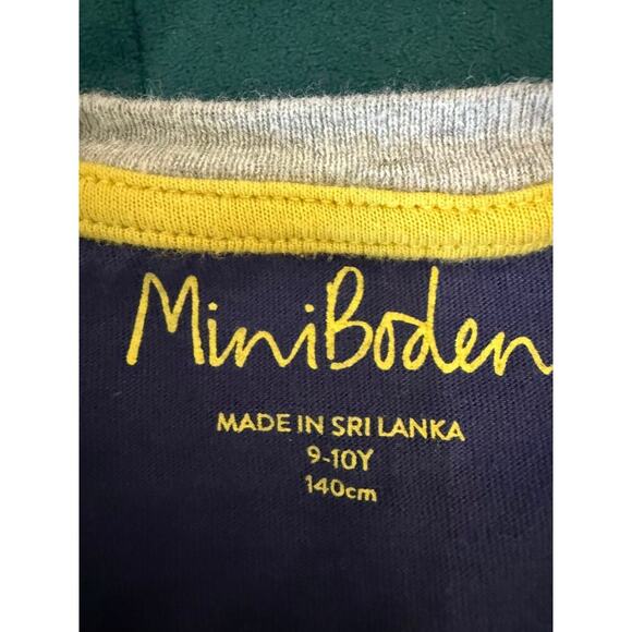 Mini Boden Dog Train Christmas Long Sleeve T-Shirt size 9-10 year - Picture 3 of 4